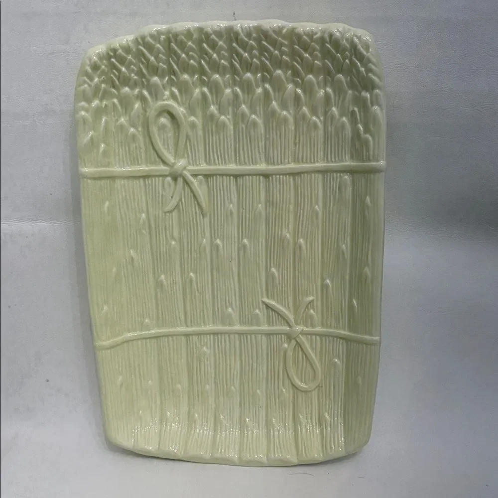 Fainancas Neto & Gomes Ida Portugal Green Asparagus Serve Platter 13 1/2 X 9 1/4